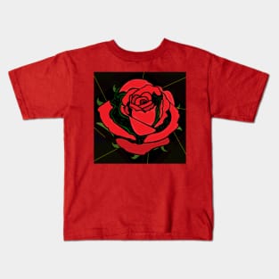 Red Rose Kids T-Shirt